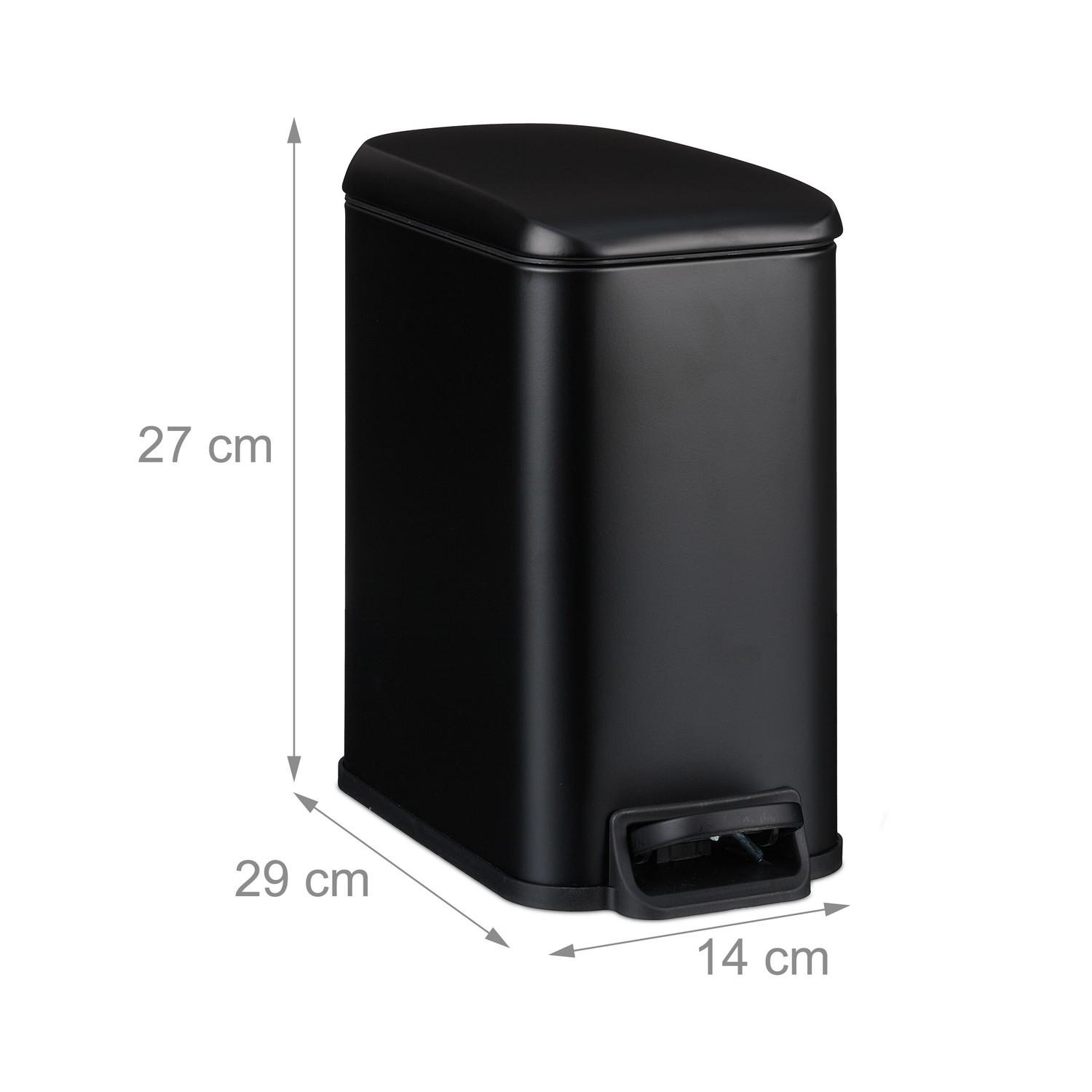 Northix Pattumiera da bagno 5 l Softclose  