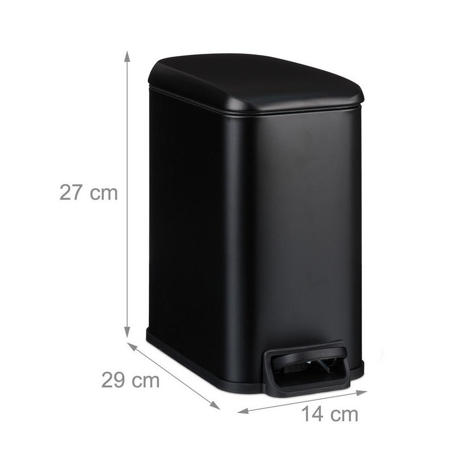 Northix Badezimmerabfallbehälter 5 l Softclose  