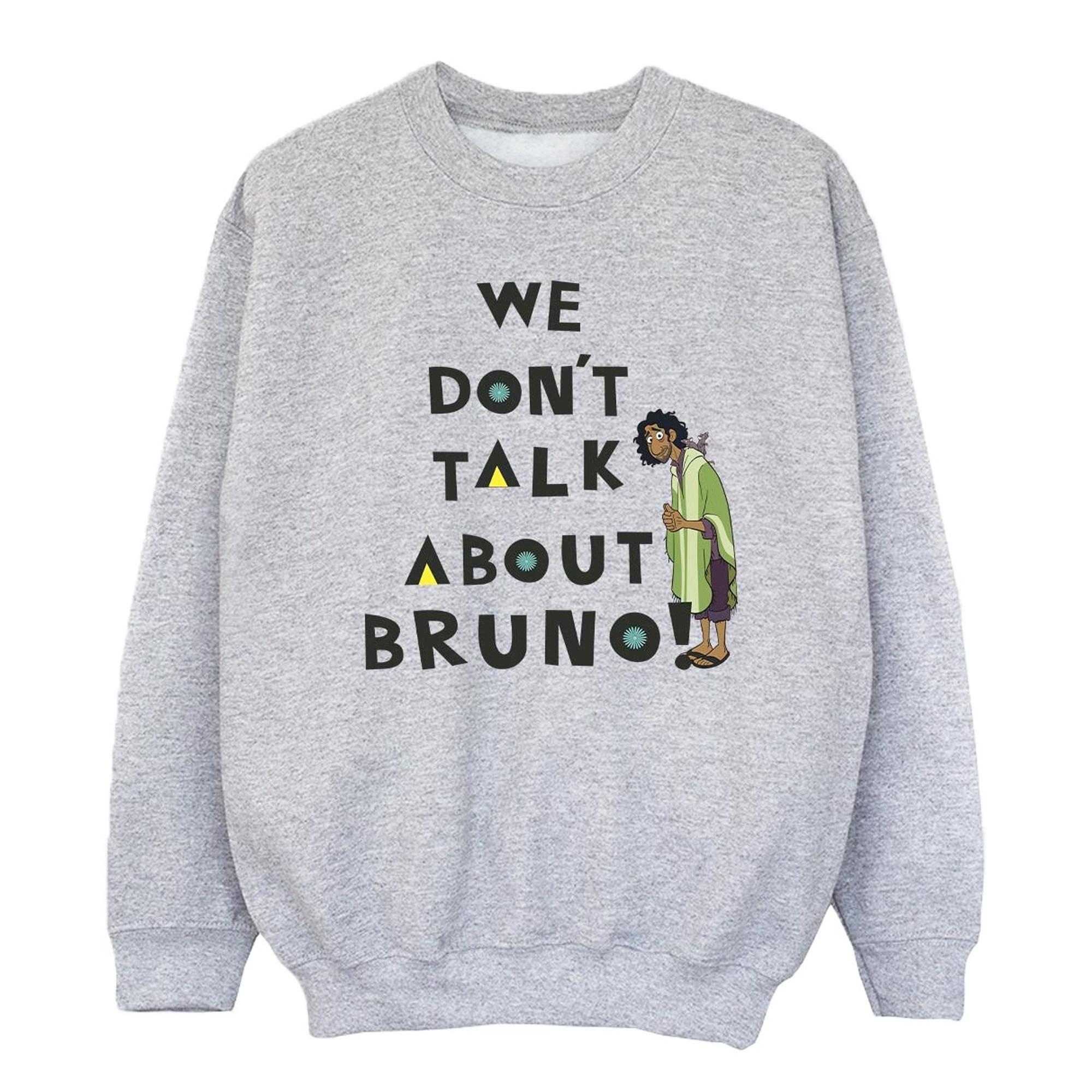 Image of Encanto We Dont Talk About Bruno Boy Sweatshirt Unisex Grau 152-158