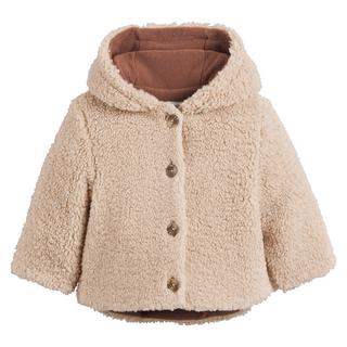 La Redoute Collections  Manteau chaud à capuche en sherpa doublé polaire 