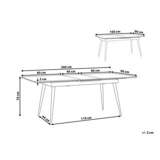 Beliani Table de repas en MDF Moderne MALDON  