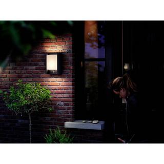 Philips Lighting Arbour  LED-Außenwandleuchte mit Bewegungsmelder LED 3.8 W Anthrazit  