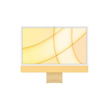 Reconditionné iMac 24" 2021 Apple M1 3,2 Ghz 8 Go 256 Go SSD Jaune - Très Bon Etat