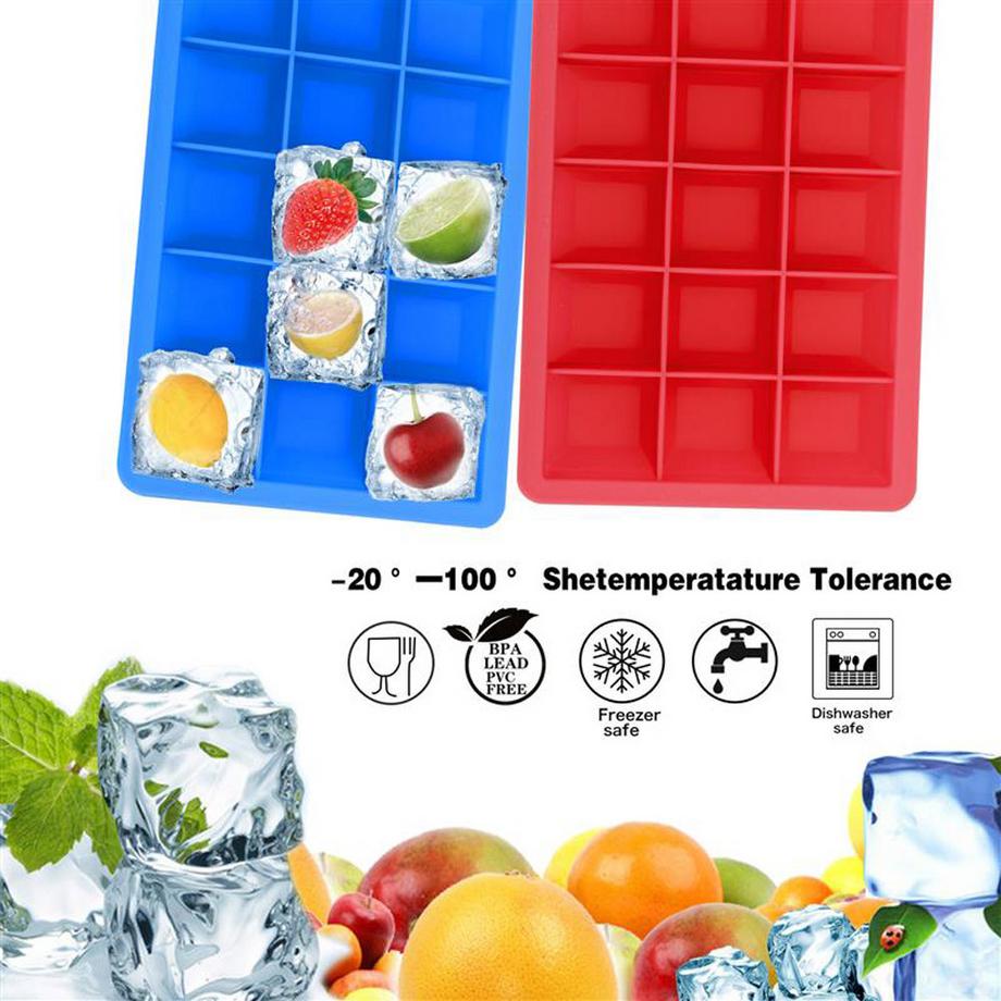 Intirilife 2x Eiswürfelformen  