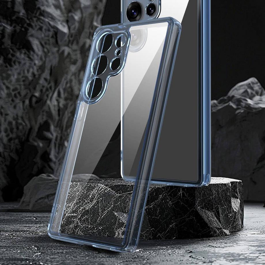 Cover-Discount  Galaxy S25 Ultra - Acryl-Handyhülle mit Bumper und Kameraschutz 