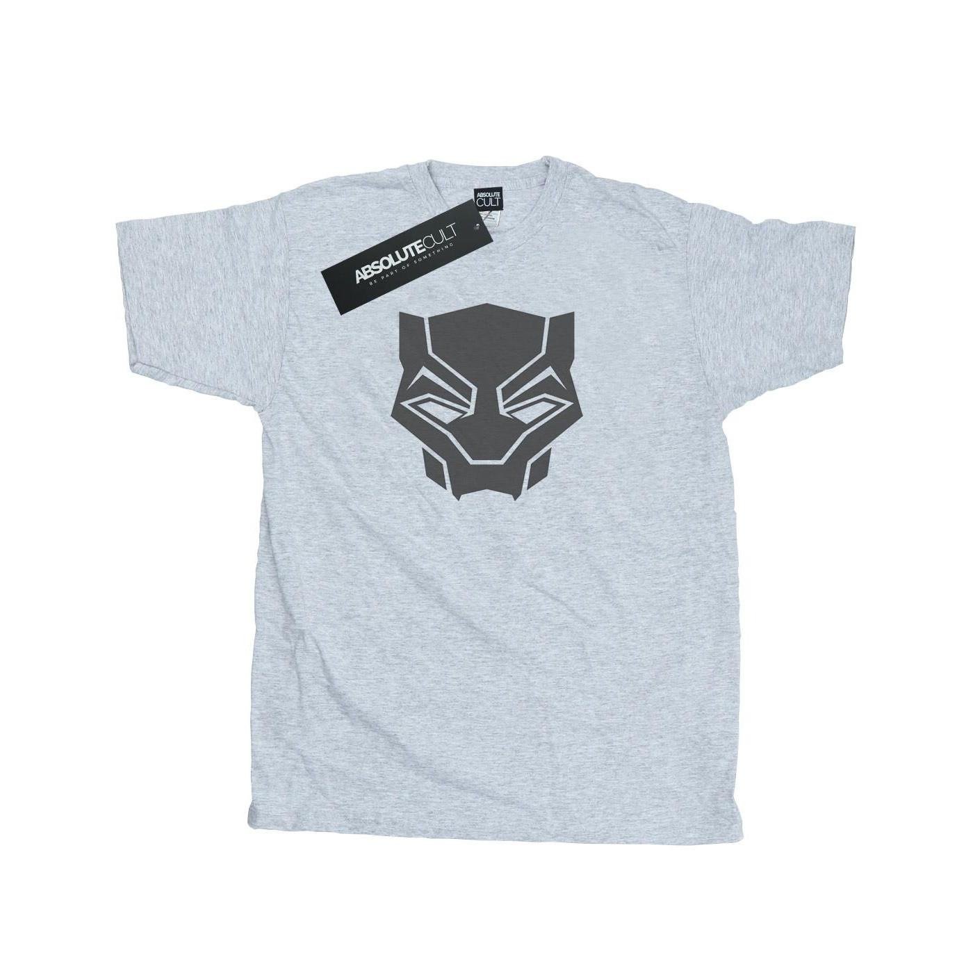 Image of Black Panther Black On Black Tshirt Herren Grau XXL