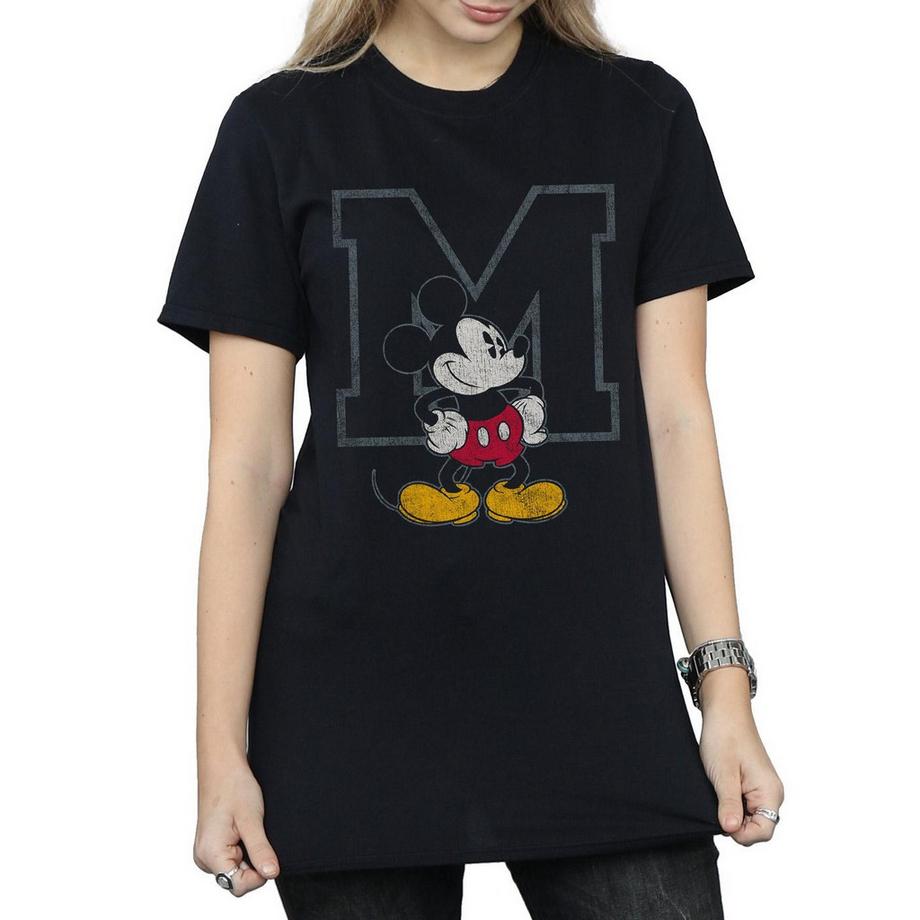 Disney Mickey Mouse M Imprimé T-Shirt Manches Courtes  