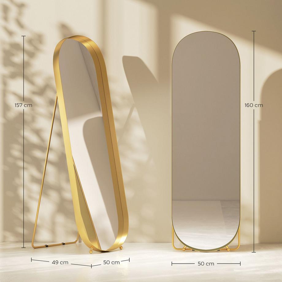 HOMCOM Miroir pleine longueur  