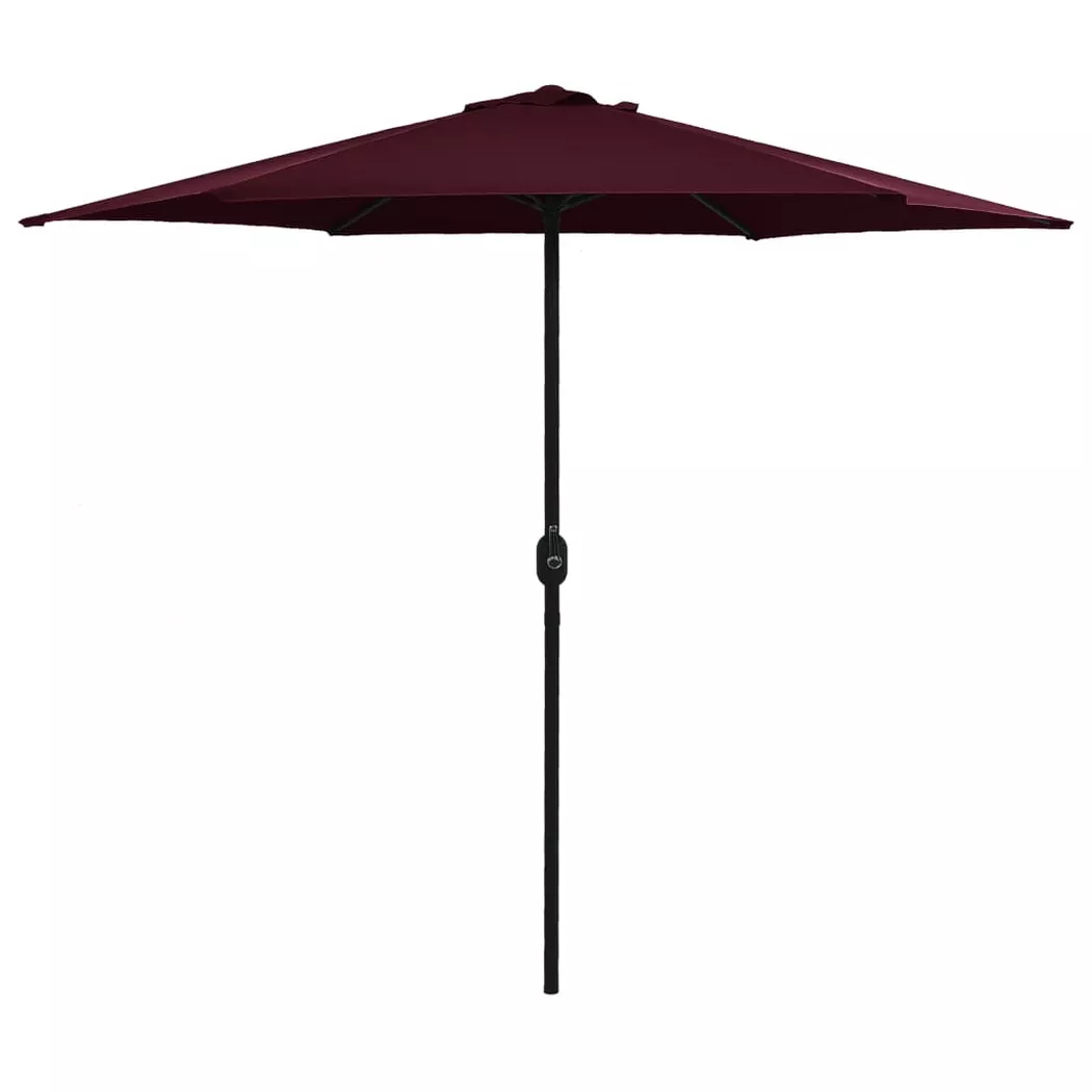 VidaXL - ombrellone da giardino, One Size, Rosso Multicolore