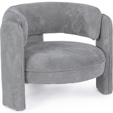 Fauteuil gris Aisha