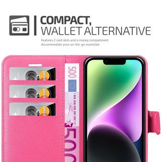 Cadorabo  Housse compatible avec Apple iPhone 14 PLUS - Coque de protection avec fermeture magnétique, fonction de support et compartiment pour carte 