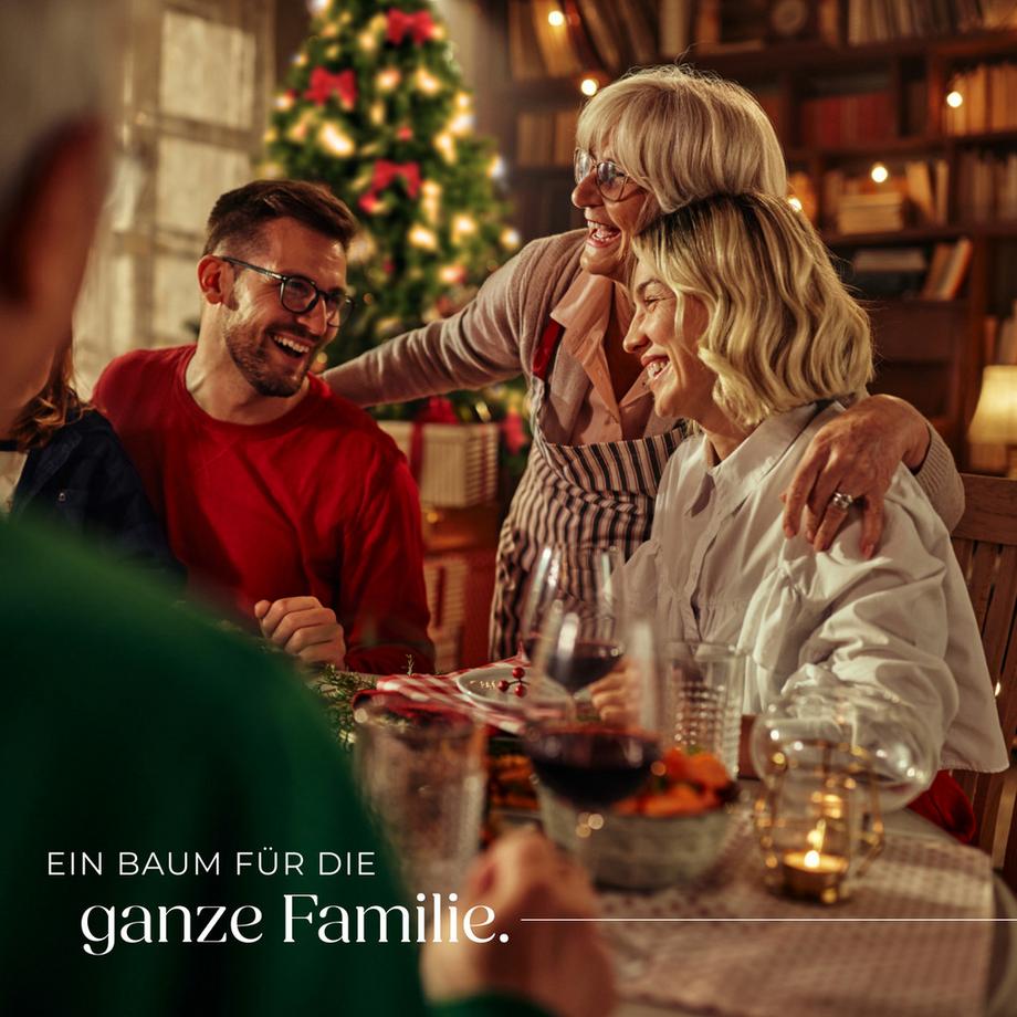 Tectake Albero di Natale artificiale Dasher, aspetto realistico  