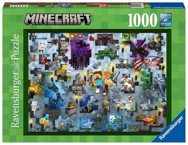 Ravensburger  Puzzle Ravensburger Minecraft Mobs 1000 Teile 