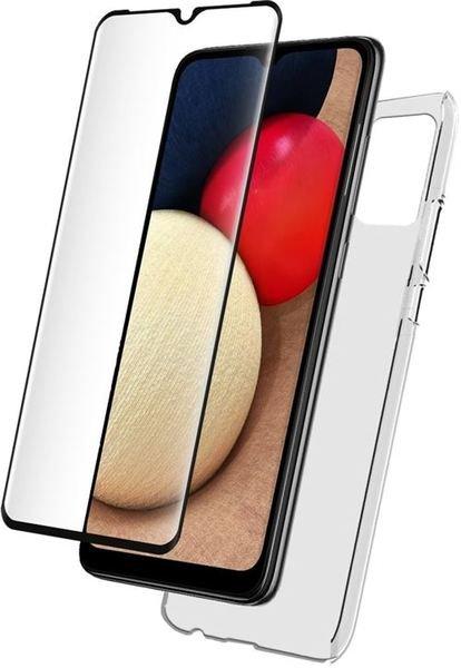 BigBen Connected  Pack Transparente Soft Case + 2.5D Displayschutzfolie aus gehärtetem Glas für  Galaxy A03s Transparent  Connected 