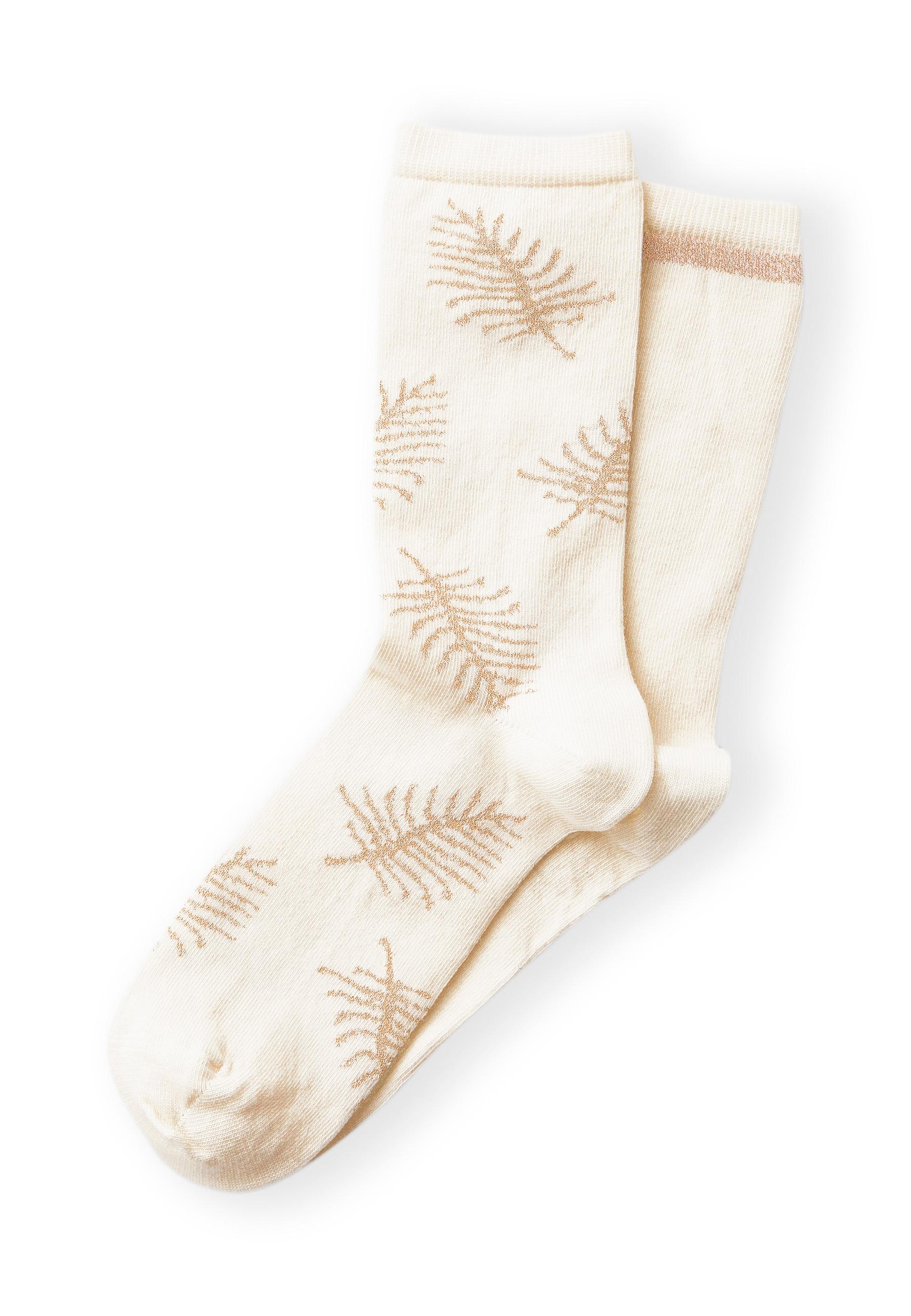 Image of 2er-pack Socken Mit Fantasiemuster. Damen Weiss 39-41