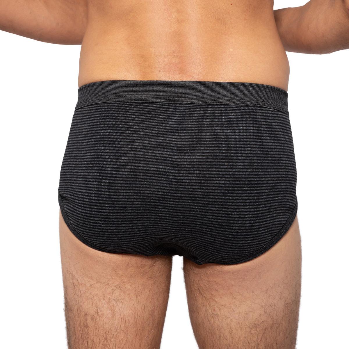 Ammann 3er Pack Feinripp Slips mit Eingriff  