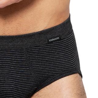 Ammann 3er Pack Feinripp Slips mit Eingriff  