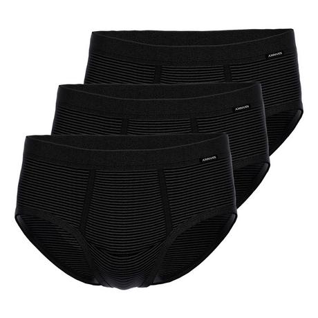 Ammann 3er Pack Feinripp Slips mit Eingriff  