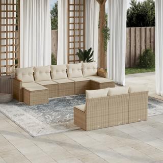 VidaXL Garten sofagarnitur poly-rattan  