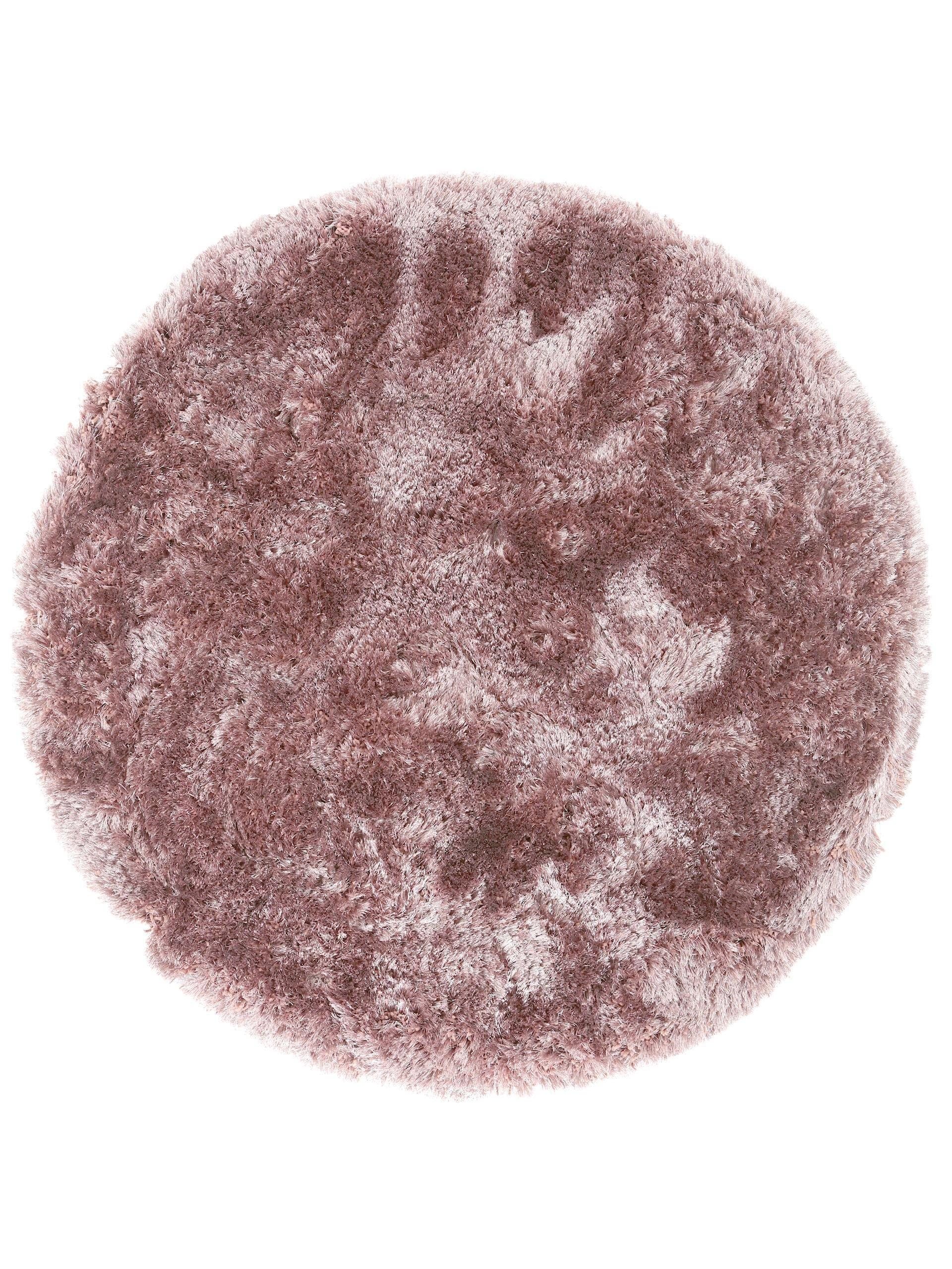Image of Hochflorteppich rund Bright Lila Hochflorteppich rund Bright Lila