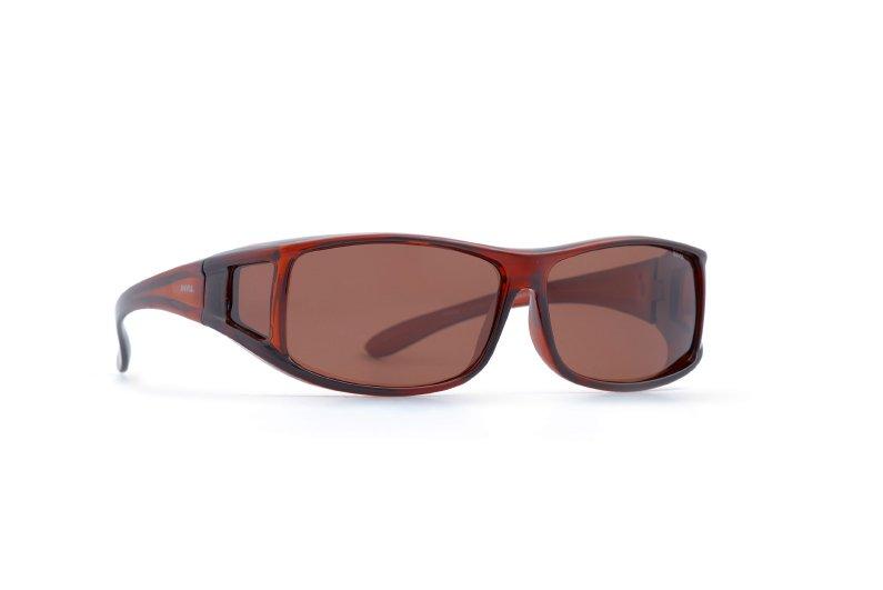 Image of Evolver Polarisierte Überbrille Mit Etui Herren Erdbraun ONE SIZE