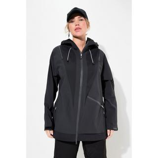 Ulla Popken  Funktionsjacke, wasserdicht, 2-Wege-Zipper, Reflektor 