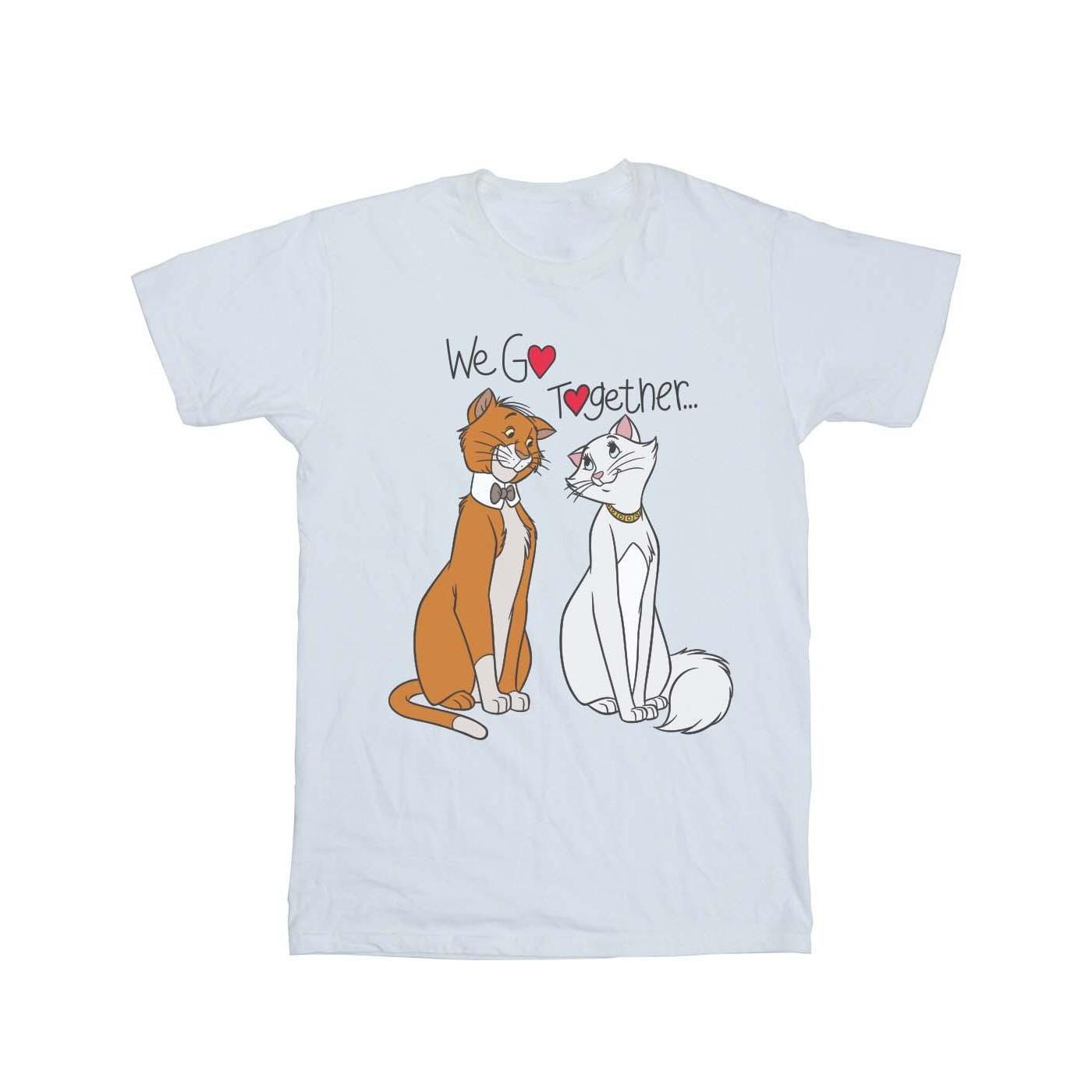Image of The Aristocats We Go Together Tshirt Unisex Weiss 140/146