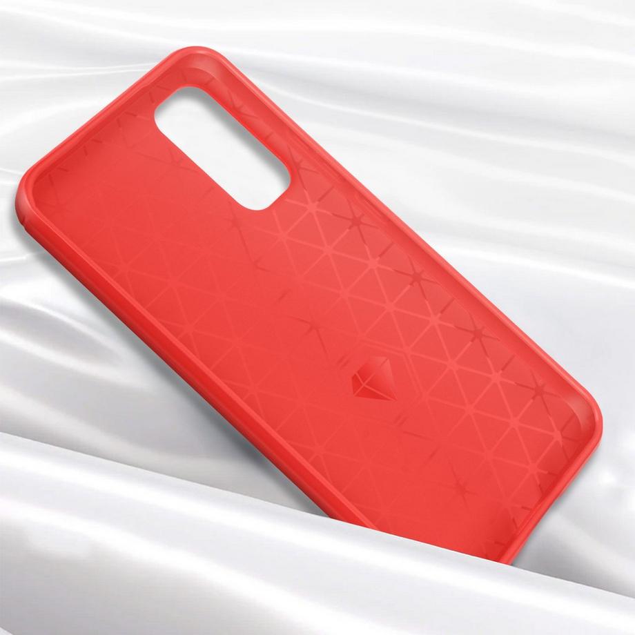 Avizar  Cover Samsung A34 5G carbonio rossa 