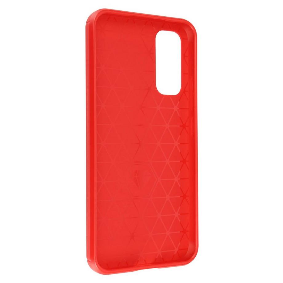 Avizar  Cover Samsung A34 5G carbonio rossa 