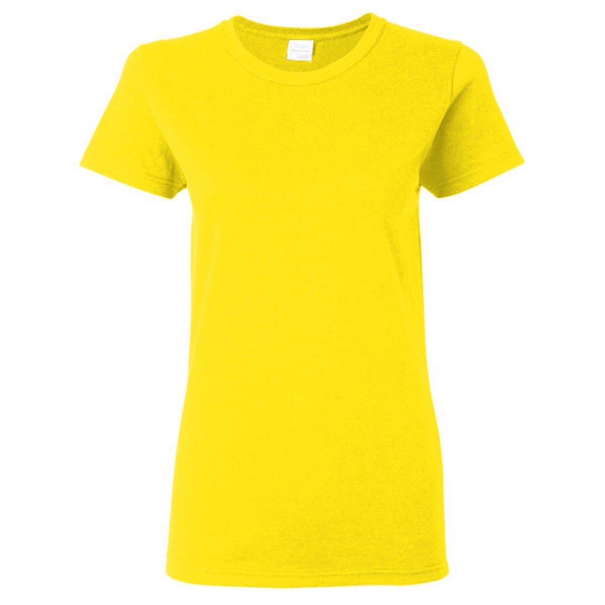 Image of Tshirt, Enganliegend Damen Gelb Bunt S