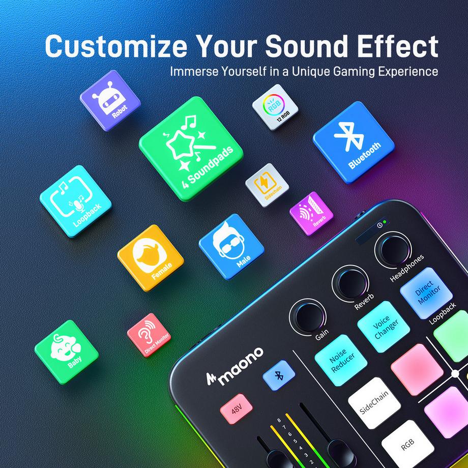 Maono  Mixer audio da gioco G1 NEO 