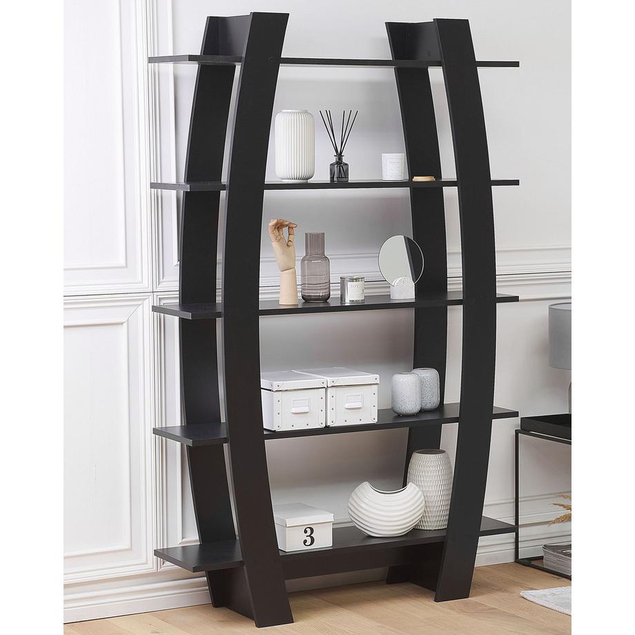 Beliani Regal mit 5 Ebenen aus Faserplatte Modern KENER  