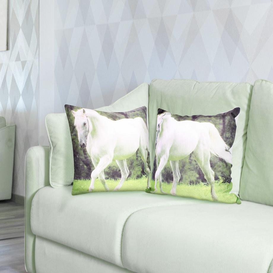 Avizar 2 Stk. Kissenbezüge Pferd  