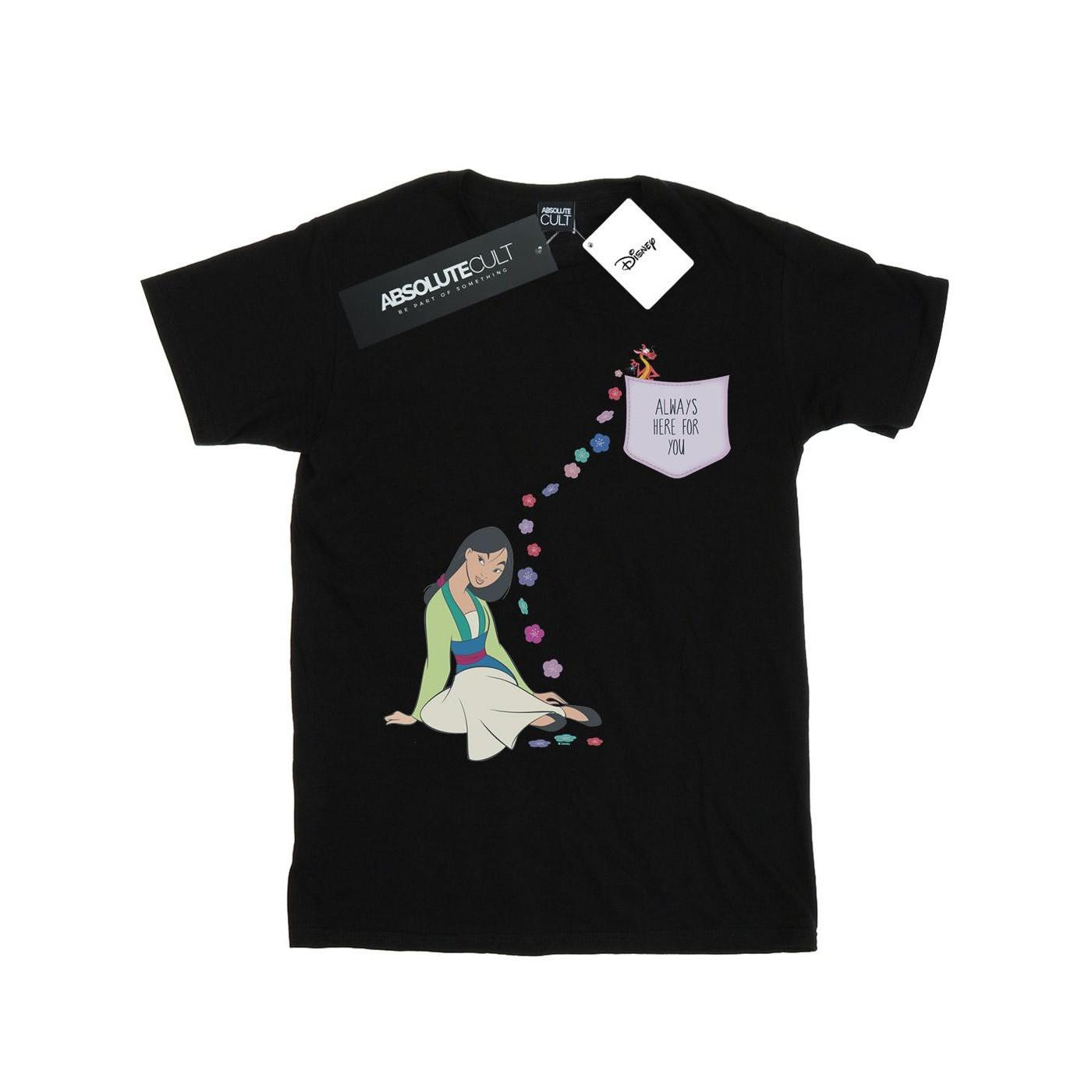 Image of Mulan Always Here For You Tshirt Damen Schwarz XL