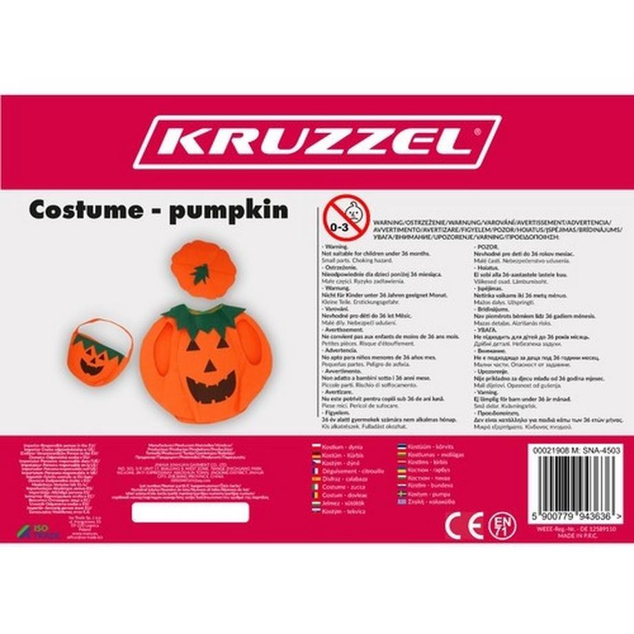 Kruzzel  Costume da zucca Kruzzel 21908 