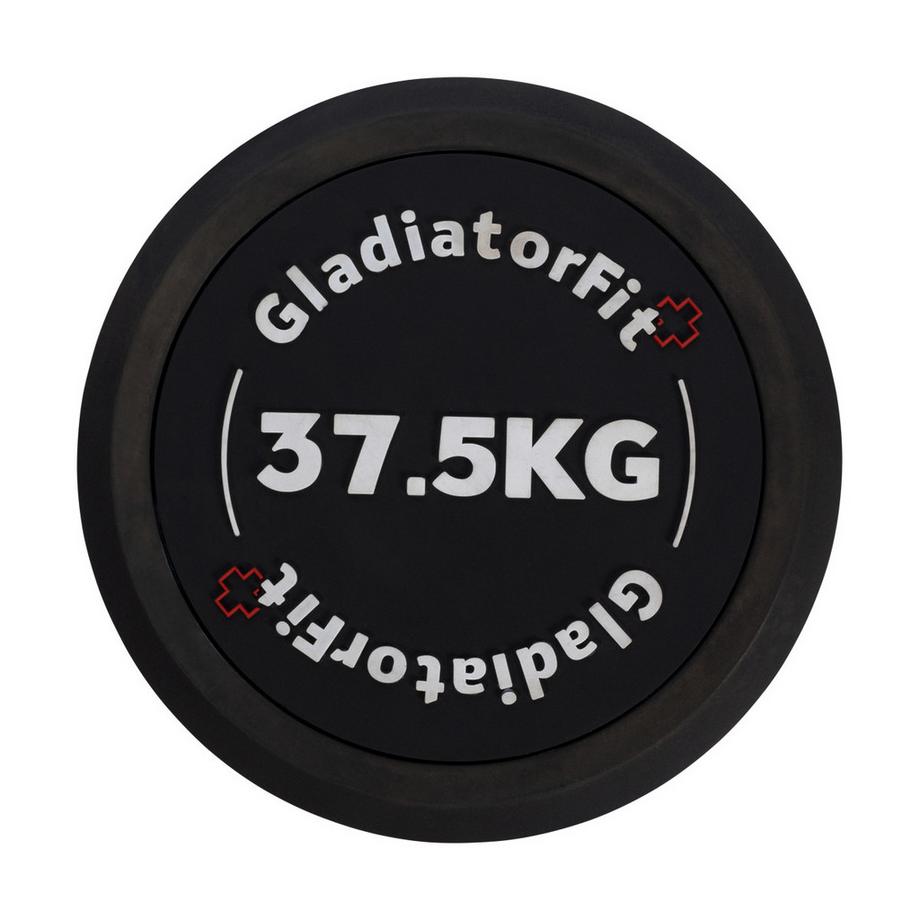 GladiatorFit  Haltère rond en caoutchouc GladiatorFit 