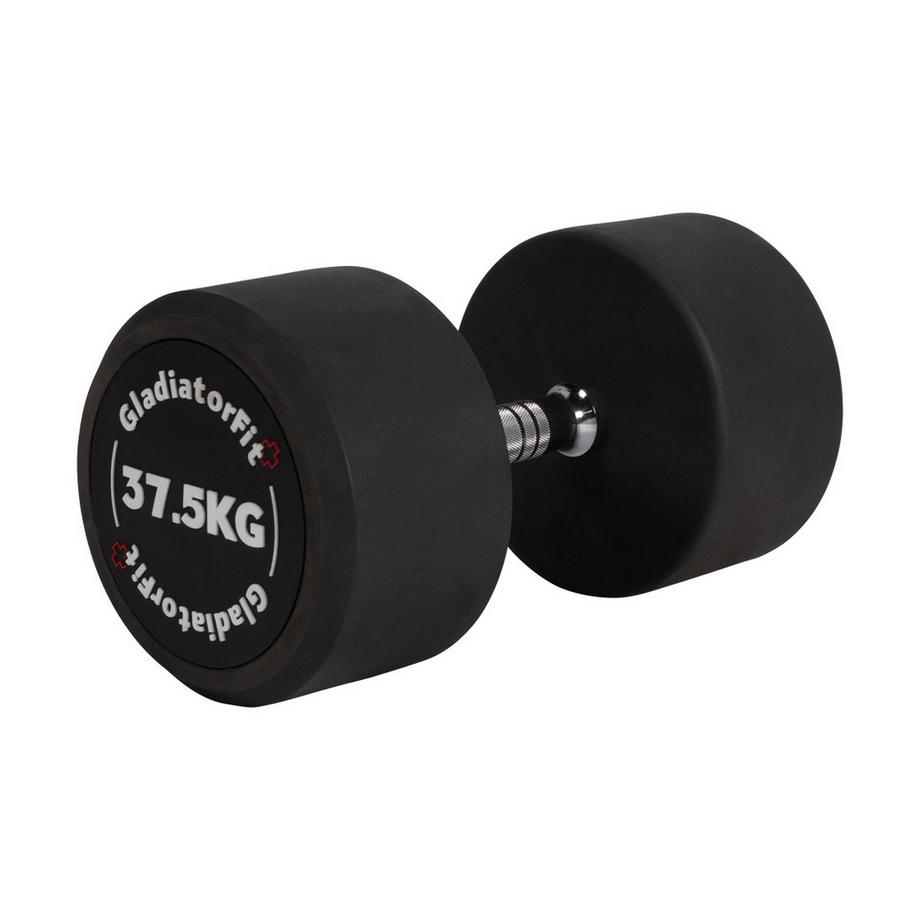 GladiatorFit  Haltère rond en caoutchouc GladiatorFit 