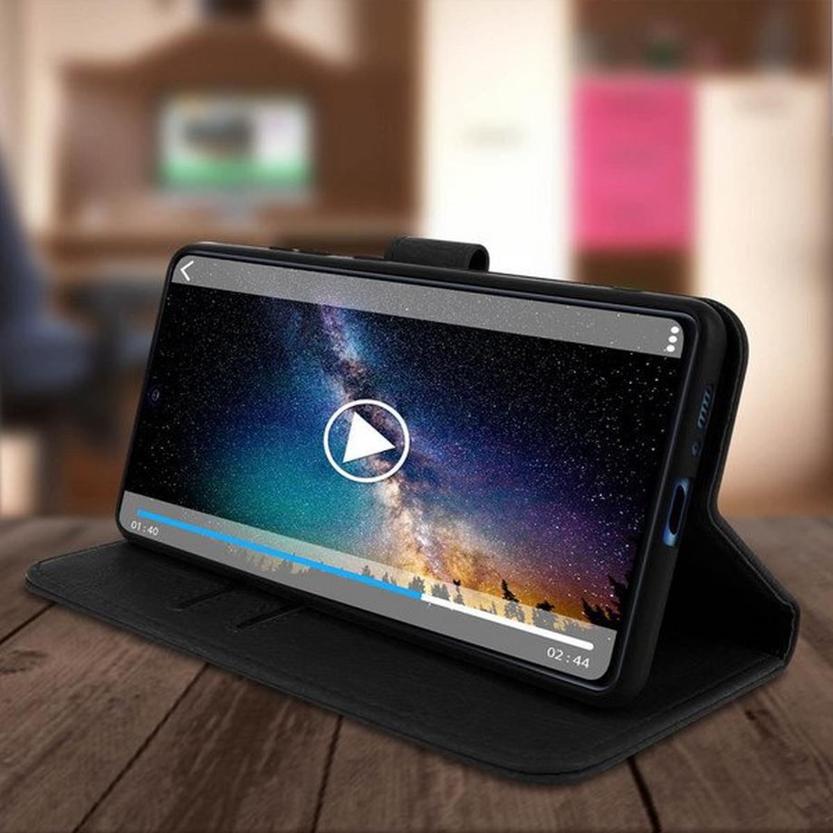 Avizar  Housse Galaxy S10 Lite Clapet - Noir 