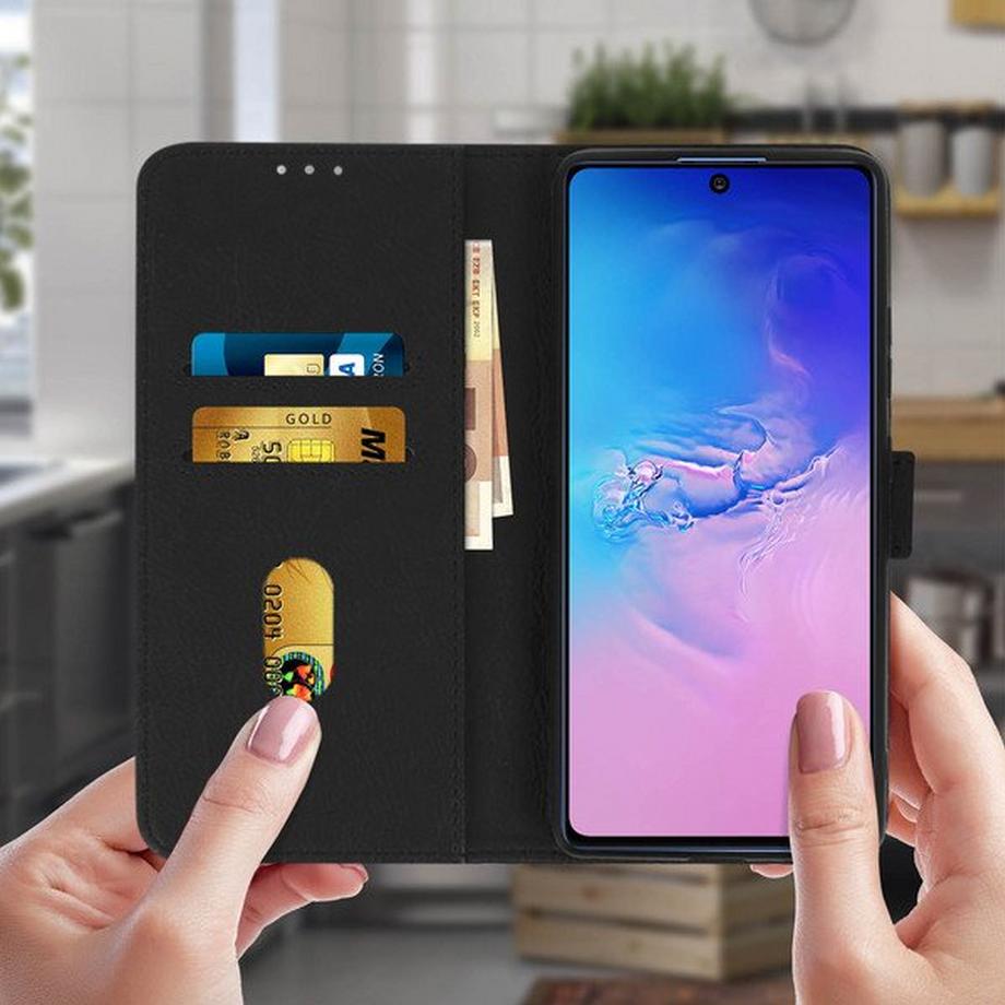 Avizar  Housse Galaxy S10 Lite Clapet - Noir 