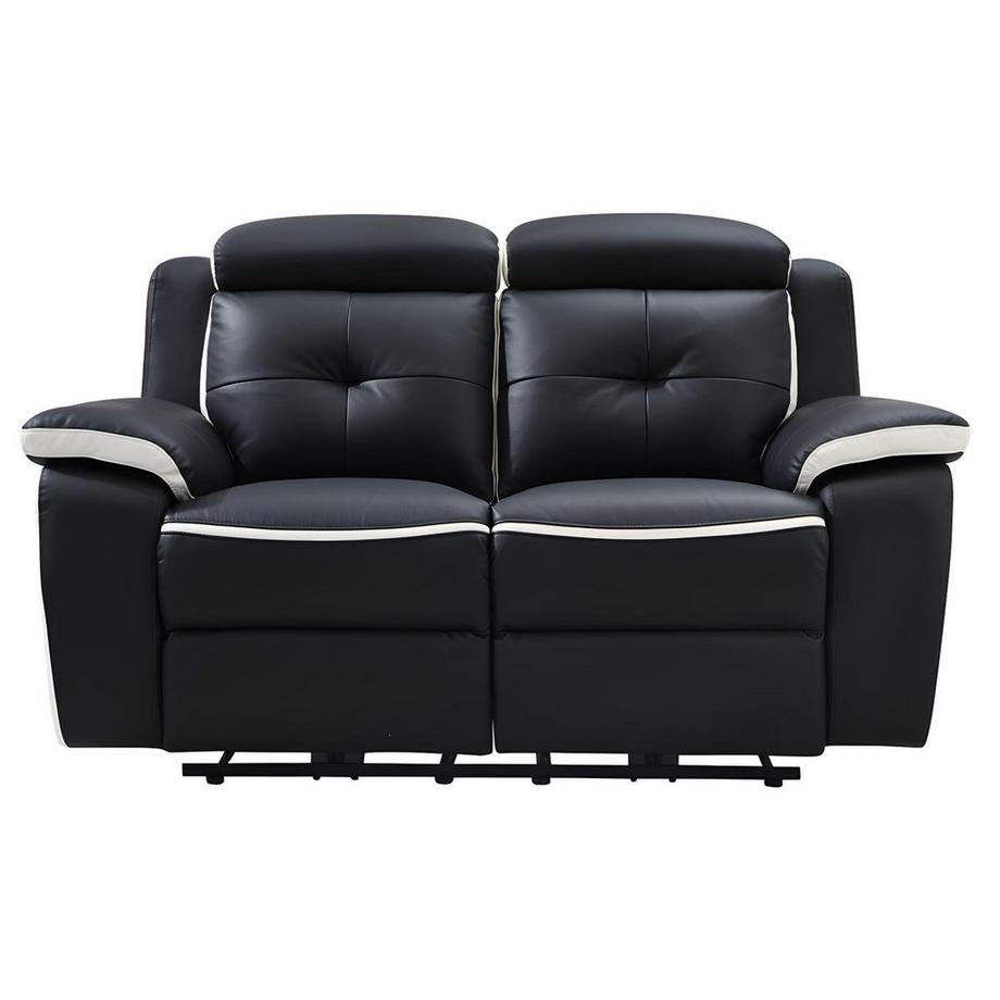 Vente-unique Relaxsofagarnitur Leder elektrisch 3+2+1 ANGELIQUE  