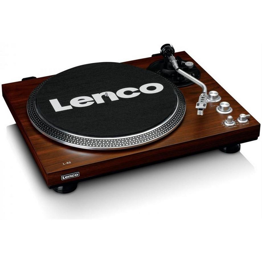 L-92, Plattenspieler, Walnuss Riemenantrieb, 33/45 RPM, USB