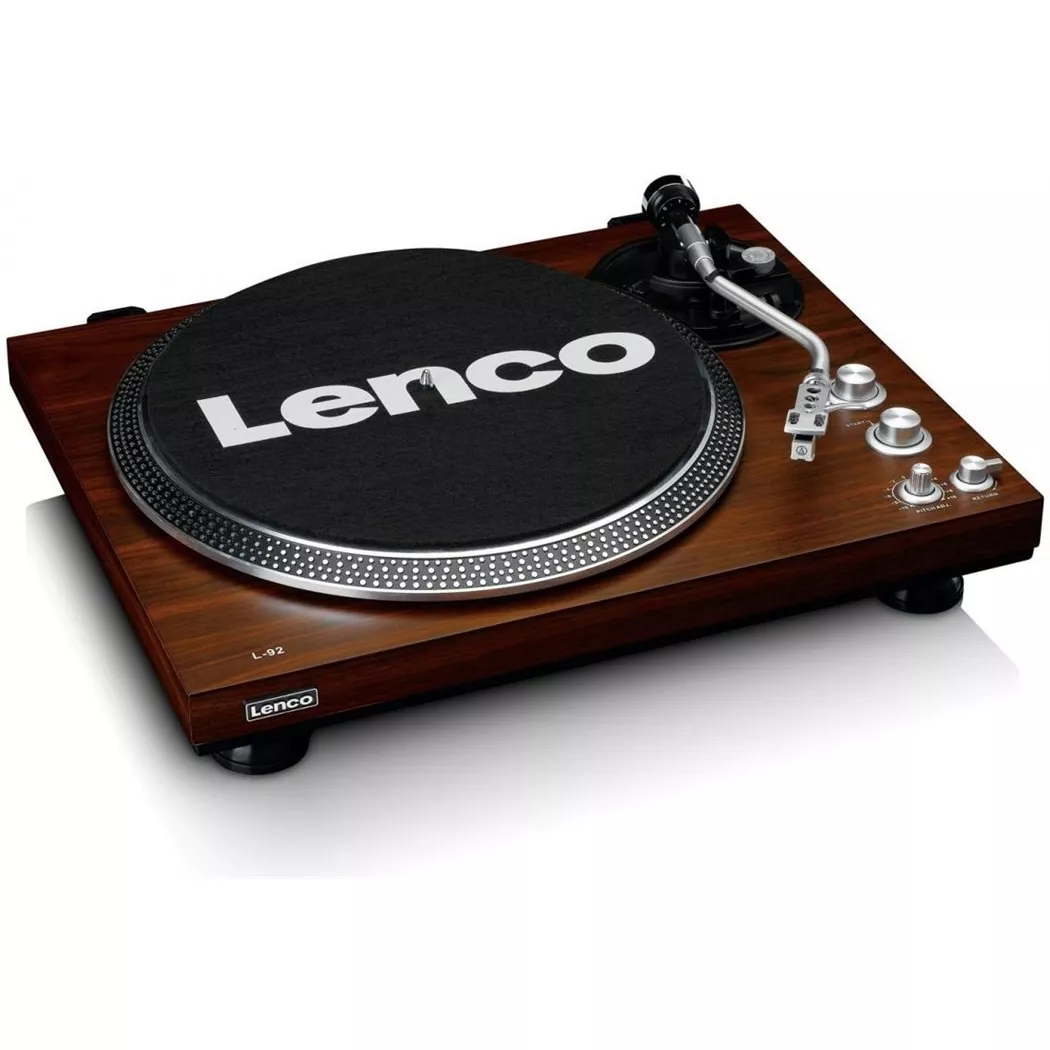 Lenco - Plattenspieler L-92 Braun