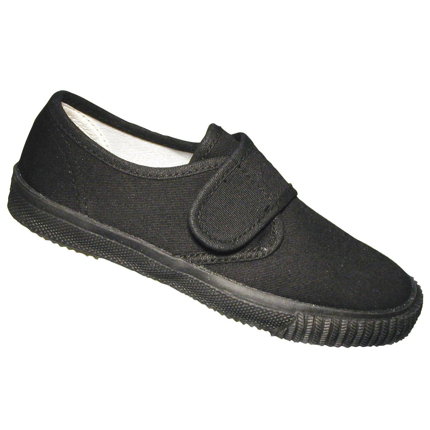 Image of Turnschuhe Mit Klettverschluss Unisex Schwarz 23.5