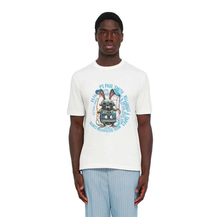 PAUL SMITH Maglietta Conica con Motivo Coniglio  