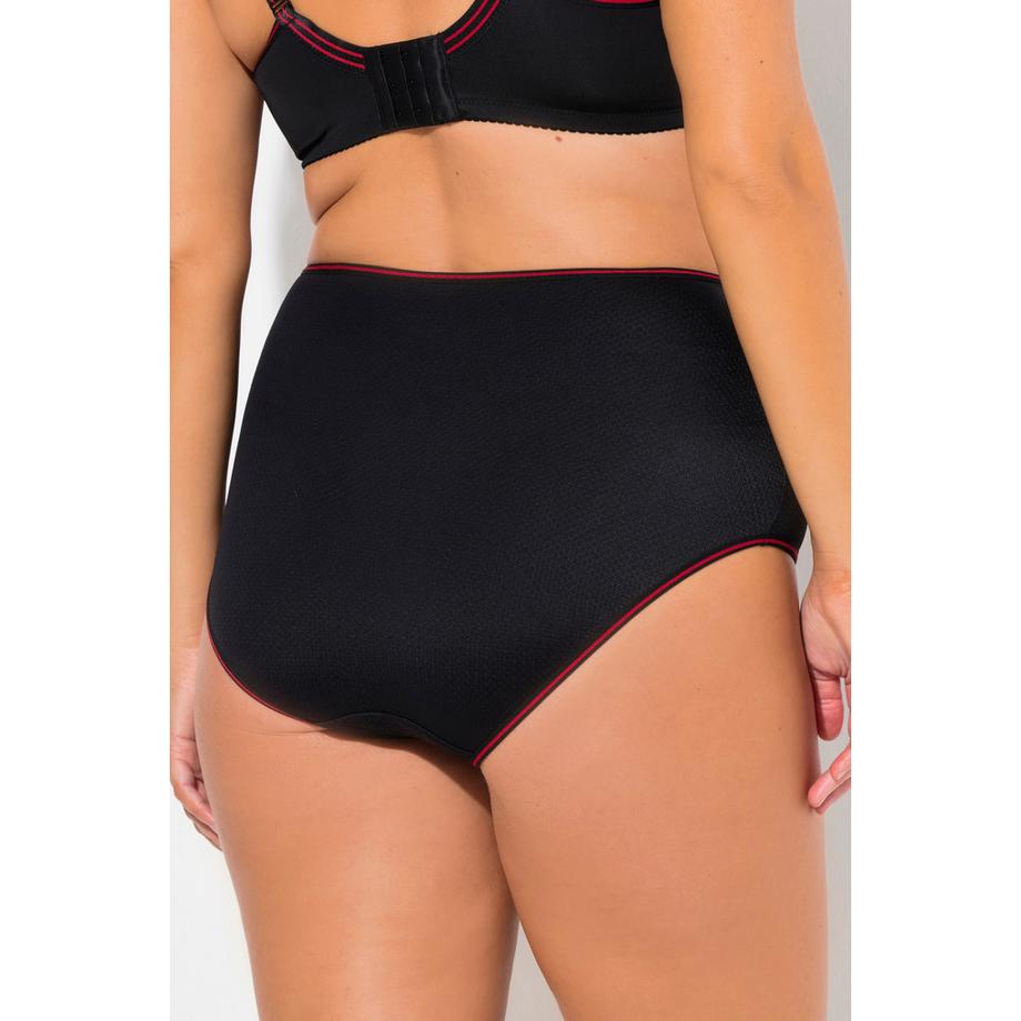 Ulla Popken Slip midi Fantasia Jacquard Righe  