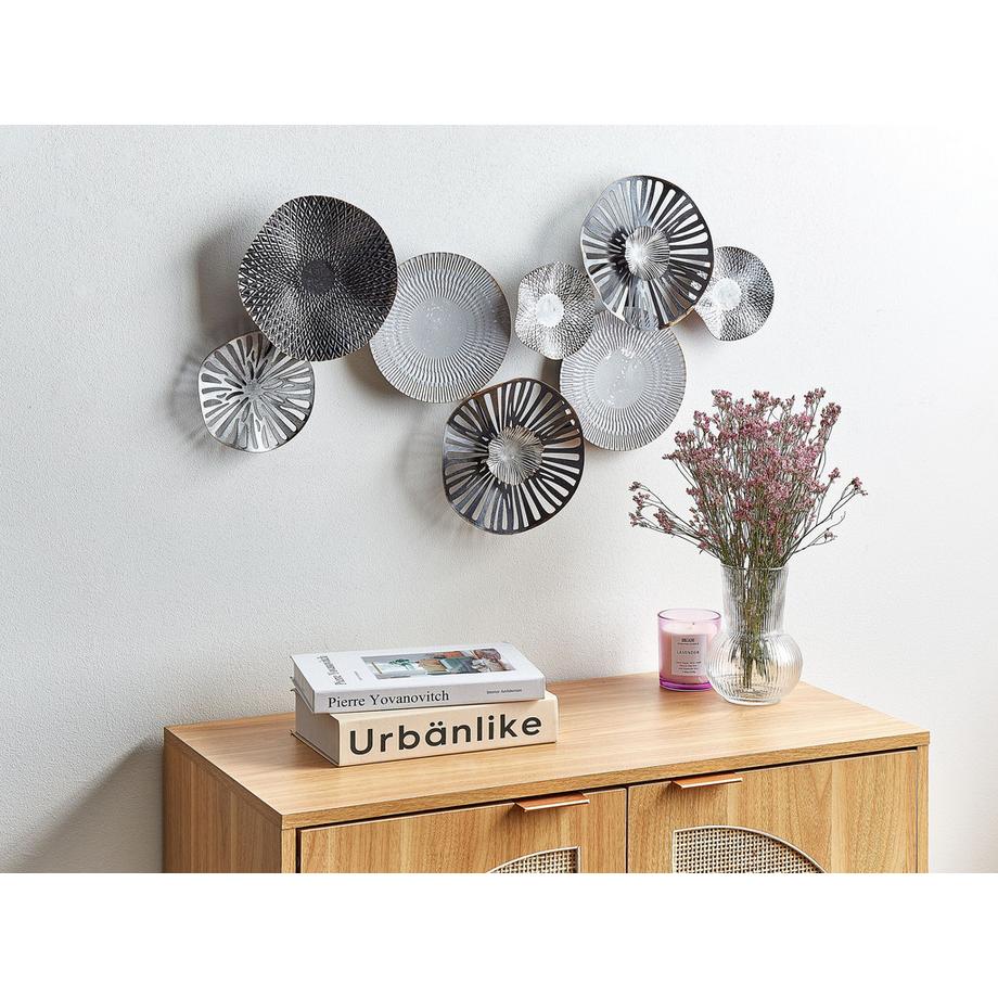 Beliani Décoration murale en Métal Industriel TENNESSINE  