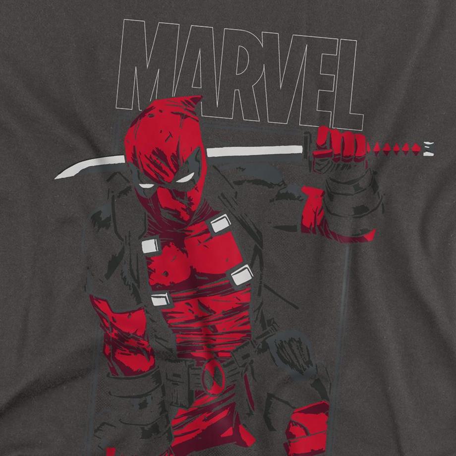 Deadpool  T-ShirtManches Longues Motiftyle Épée 