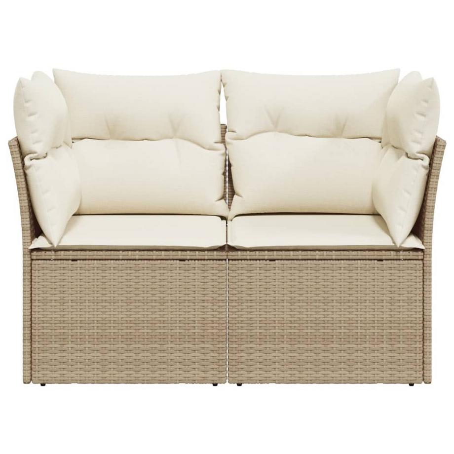 VidaXL Canapé de jardin rotin synthétique  
