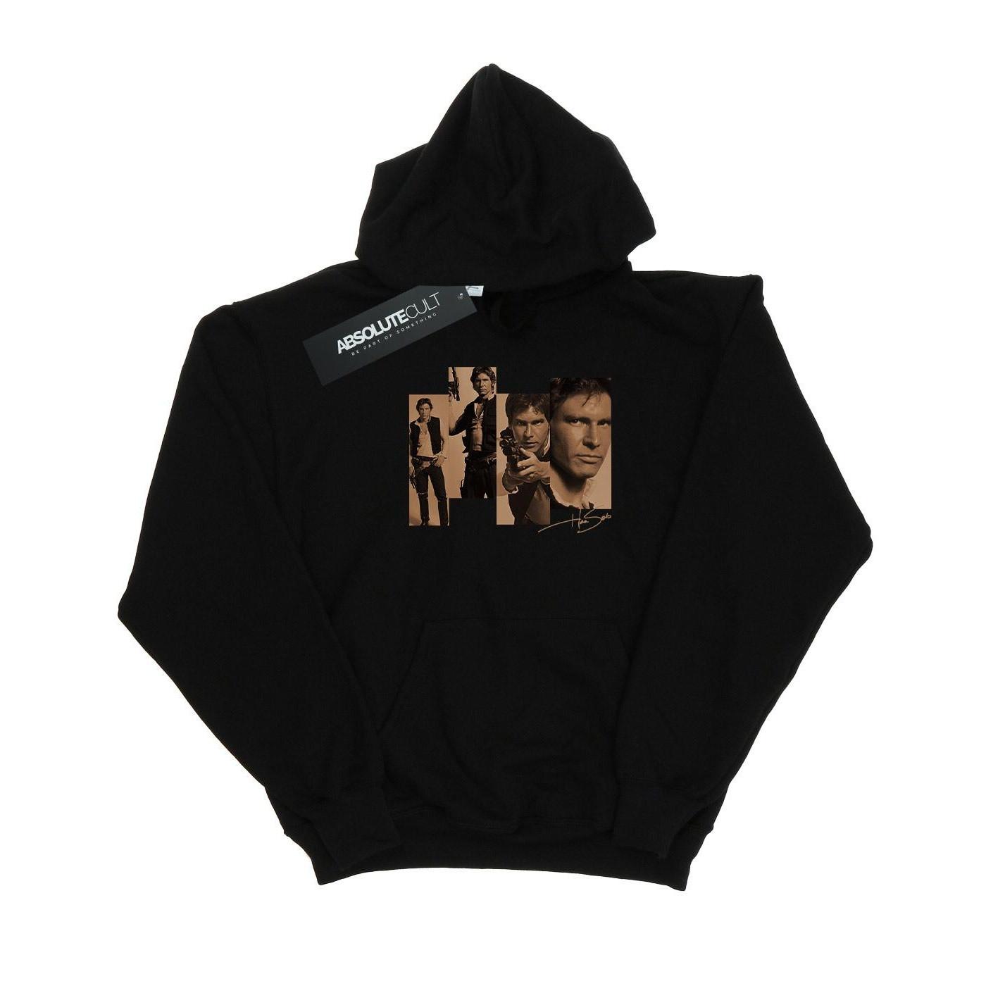 Image of Han Solo Photoshoot Kapuzenpullover Herren Schwarz 3XL