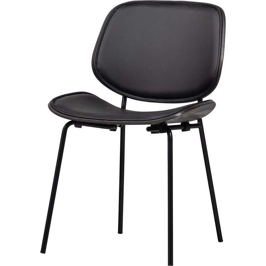 Chaise de salle à manger Close In noir